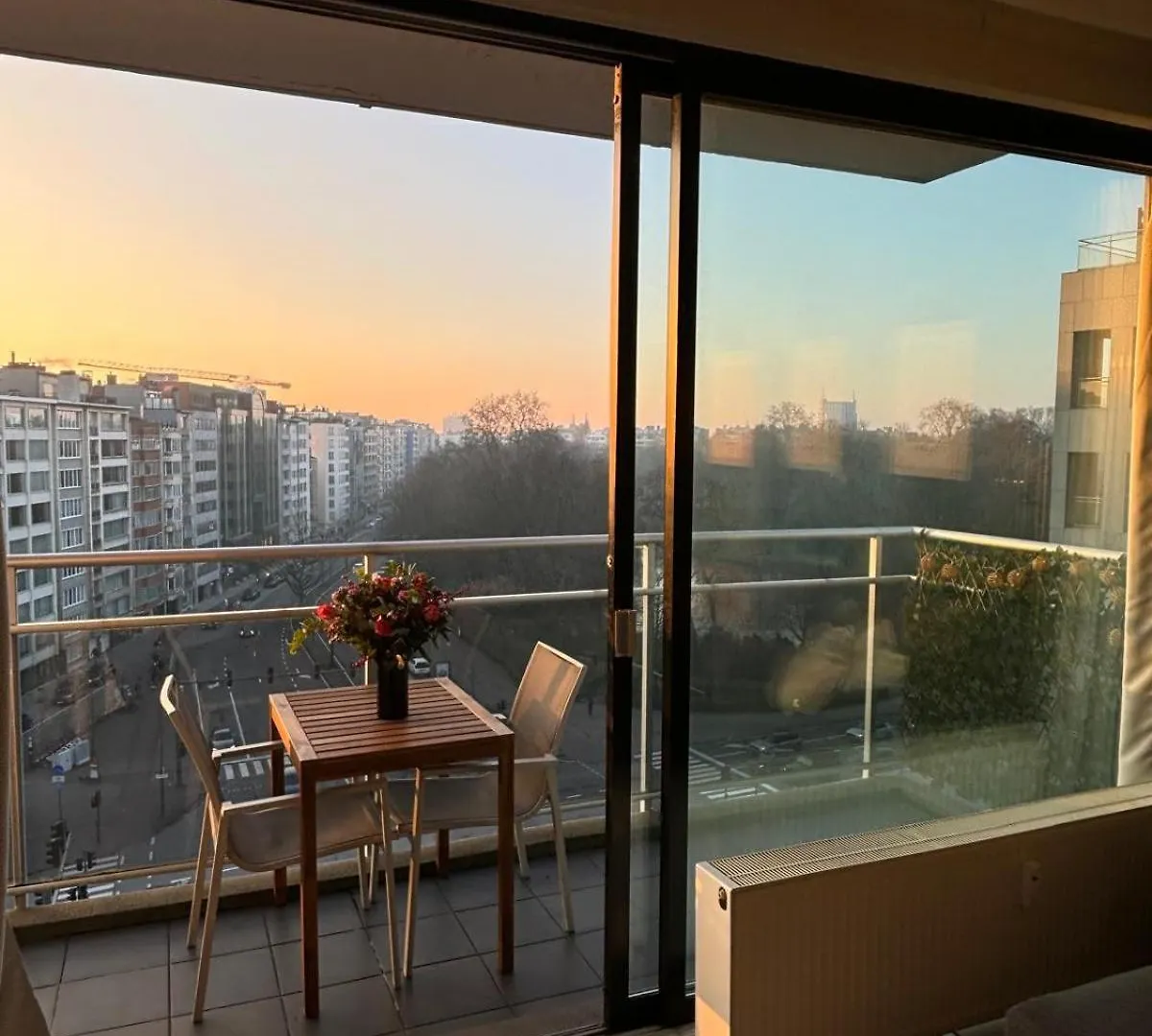Central Apartment With City Park View And Terrace Antverpy